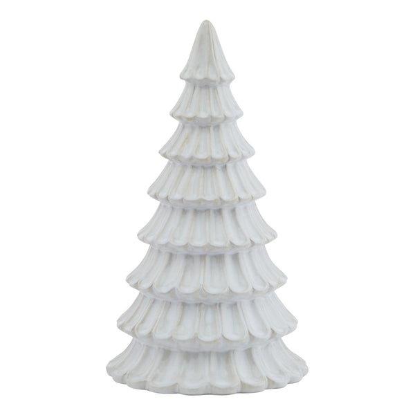 White Ceramic Fir Tree - Bench Store - Bench Store