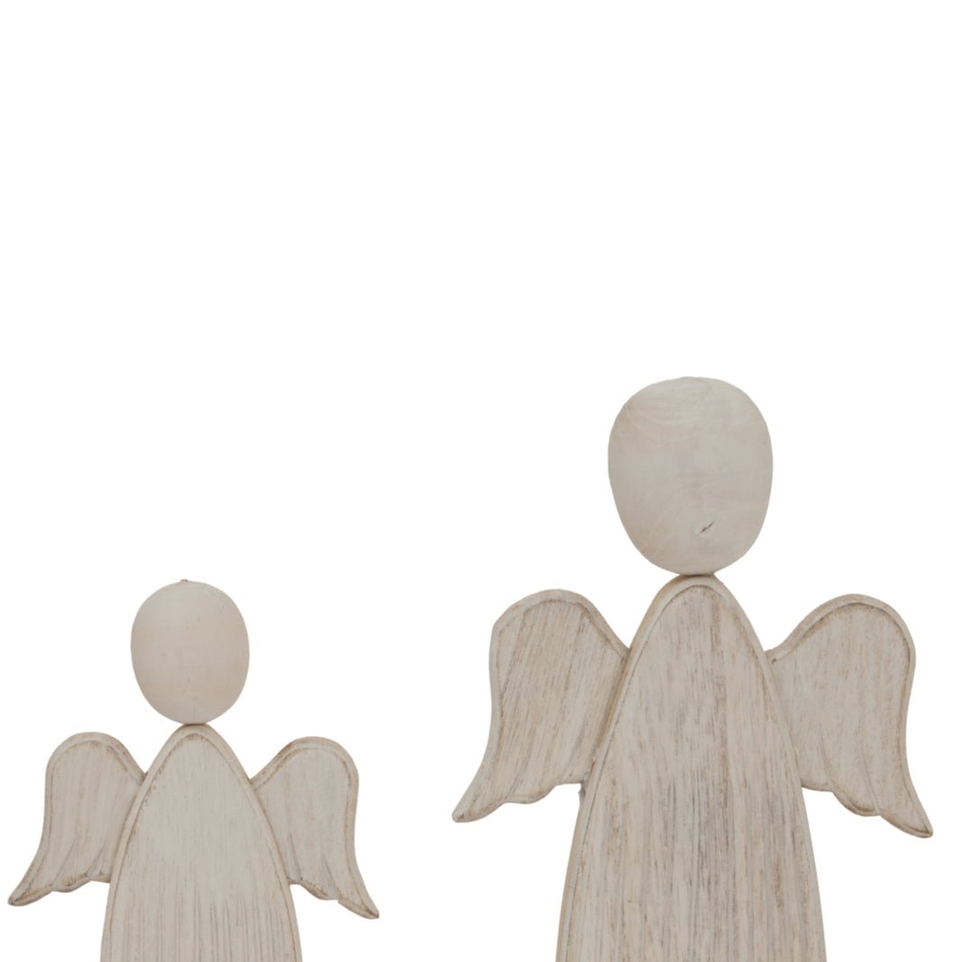 Whitewashed Rustic Angel - Bench Store - Bench Store