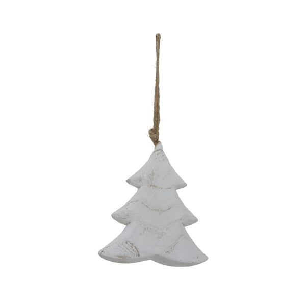 Whitewashed Rustic Hanging Tree - Bench Store - Bench Store