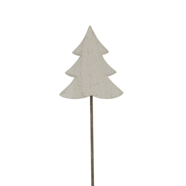 Whitewashed Rustic Tree On Stand - Bench Store - Bench Store